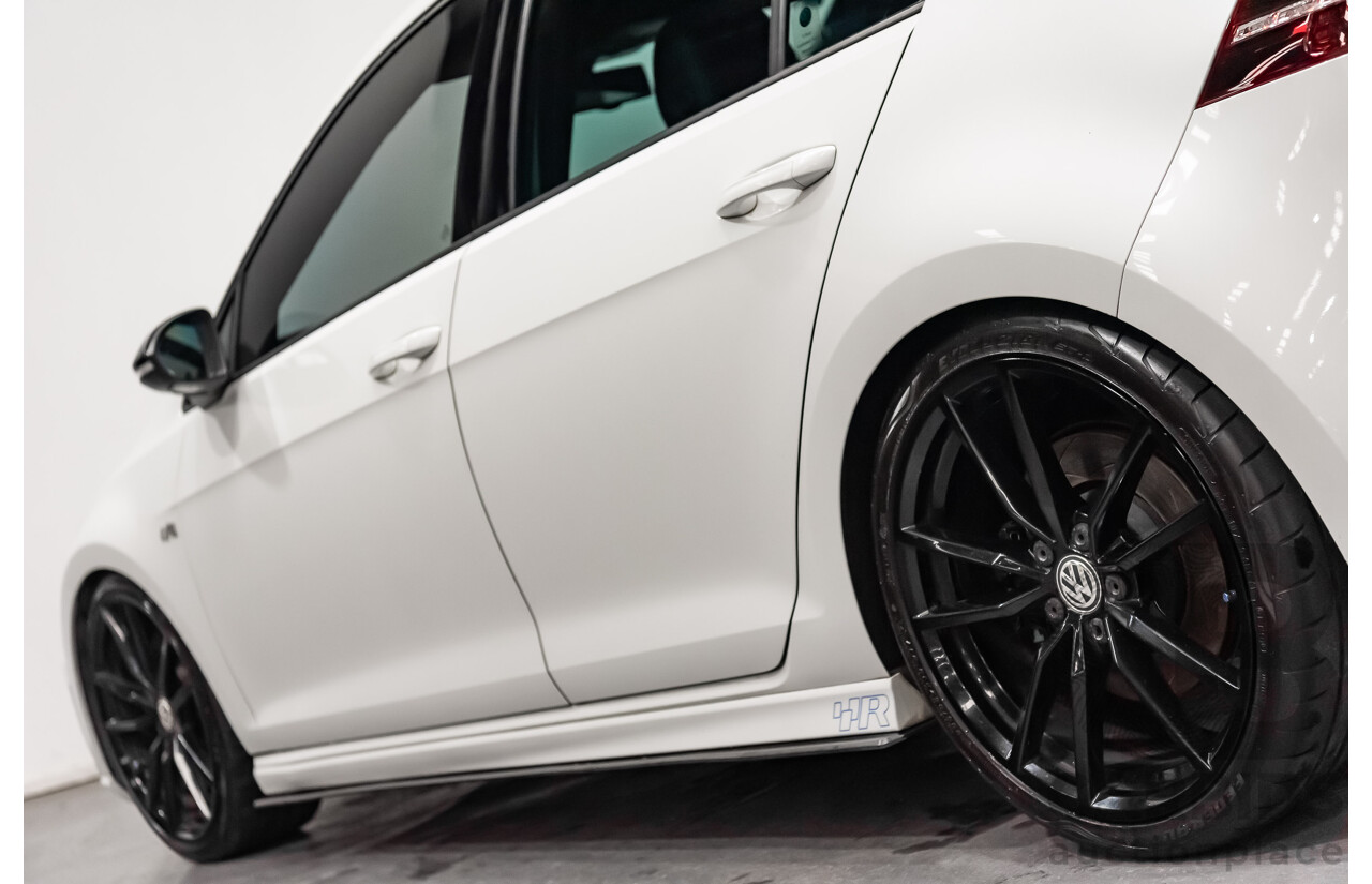 10/2015 Volkswagen Golf R Wolfsburg Edition (AWD) AU MY16 5d Hatchback White Turbo 2.0L
