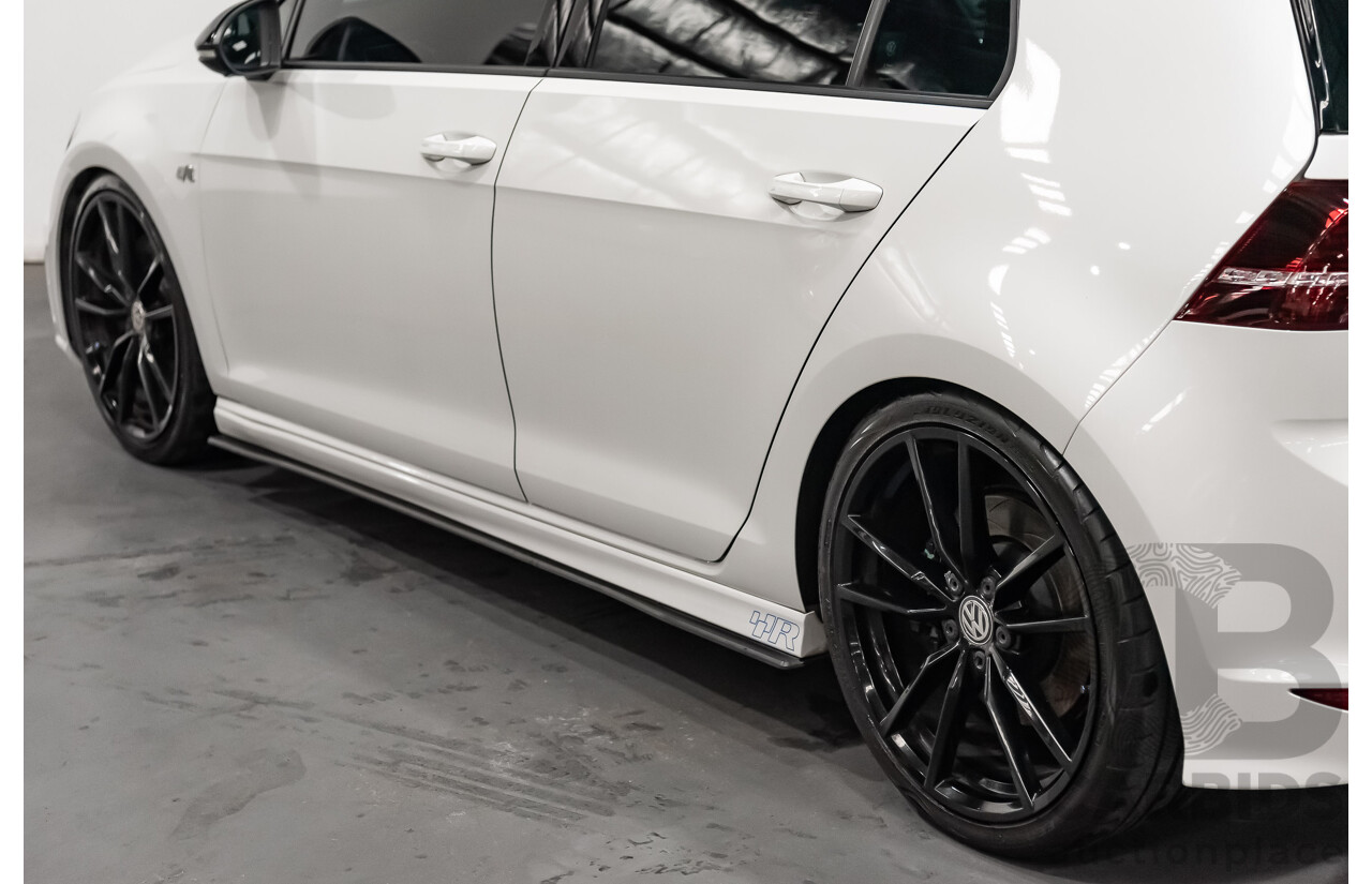 10/2015 Volkswagen Golf R Wolfsburg Edition (AWD) AU MY16 5d Hatchback White Turbo 2.0L