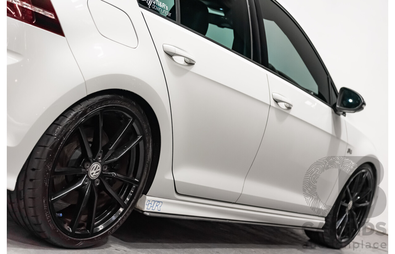 10/2015 Volkswagen Golf R Wolfsburg Edition (AWD) AU MY16 5d Hatchback White Turbo 2.0L