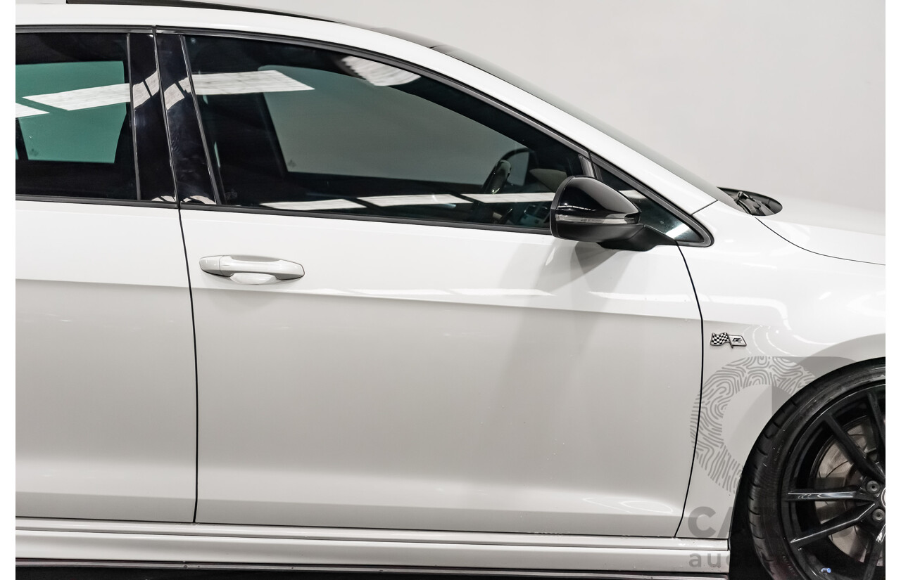 10/2015 Volkswagen Golf R Wolfsburg Edition (AWD) AU MY16 5d Hatchback White Turbo 2.0L