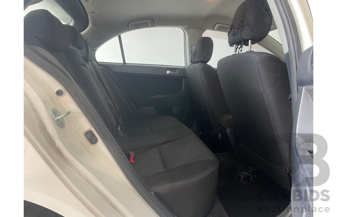 06/09 Mitsubishi Lancer SPORTBACK FWD CJ MY09 5D Hatchback White 2.0L