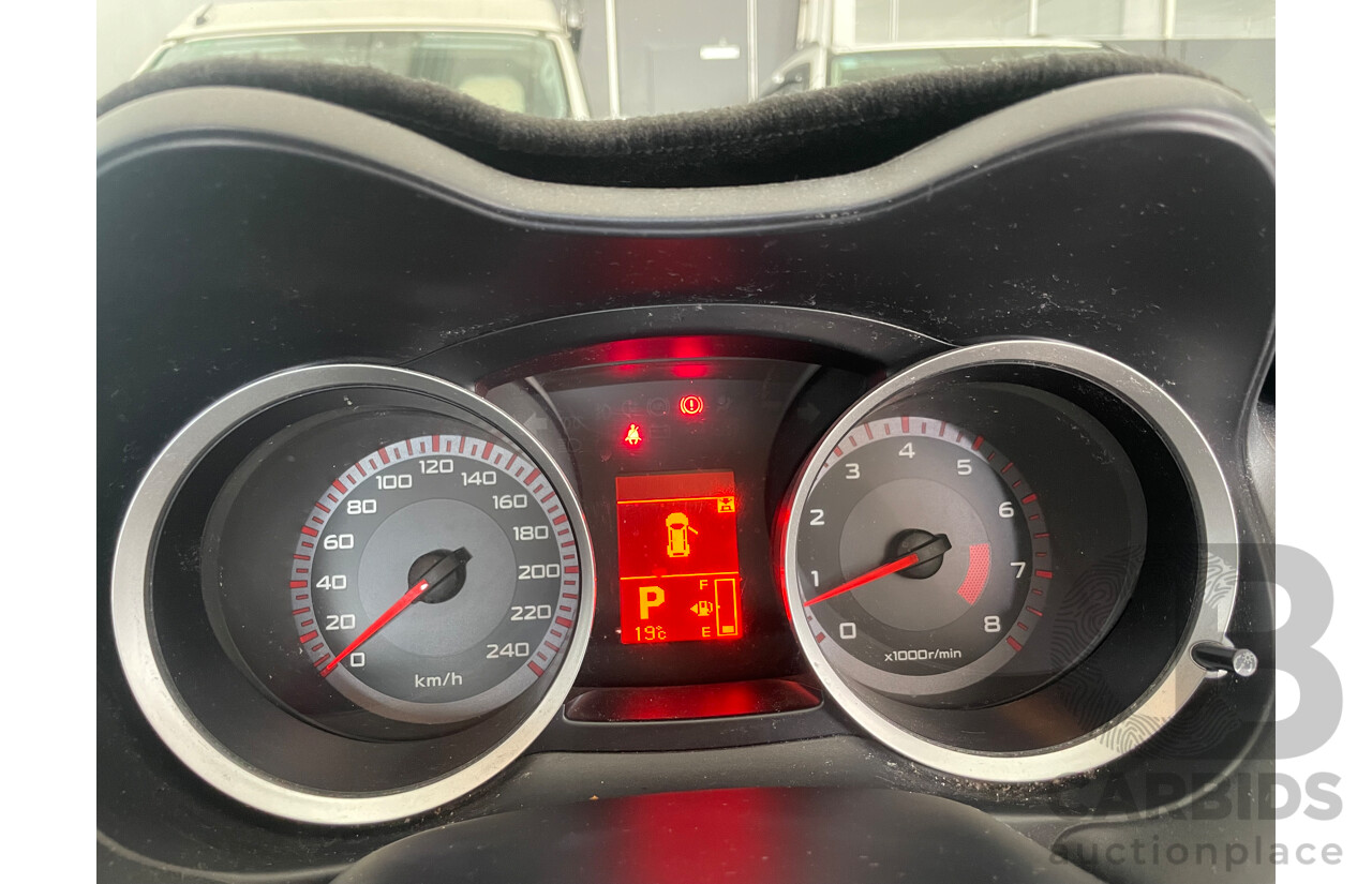 06/09 Mitsubishi Lancer SPORTBACK FWD CJ MY09 5D Hatchback White 2.0L