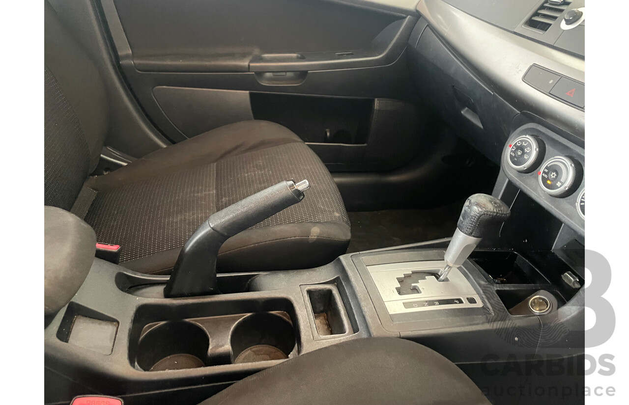 06/09 Mitsubishi Lancer SPORTBACK FWD CJ MY09 5D Hatchback White 2.0L