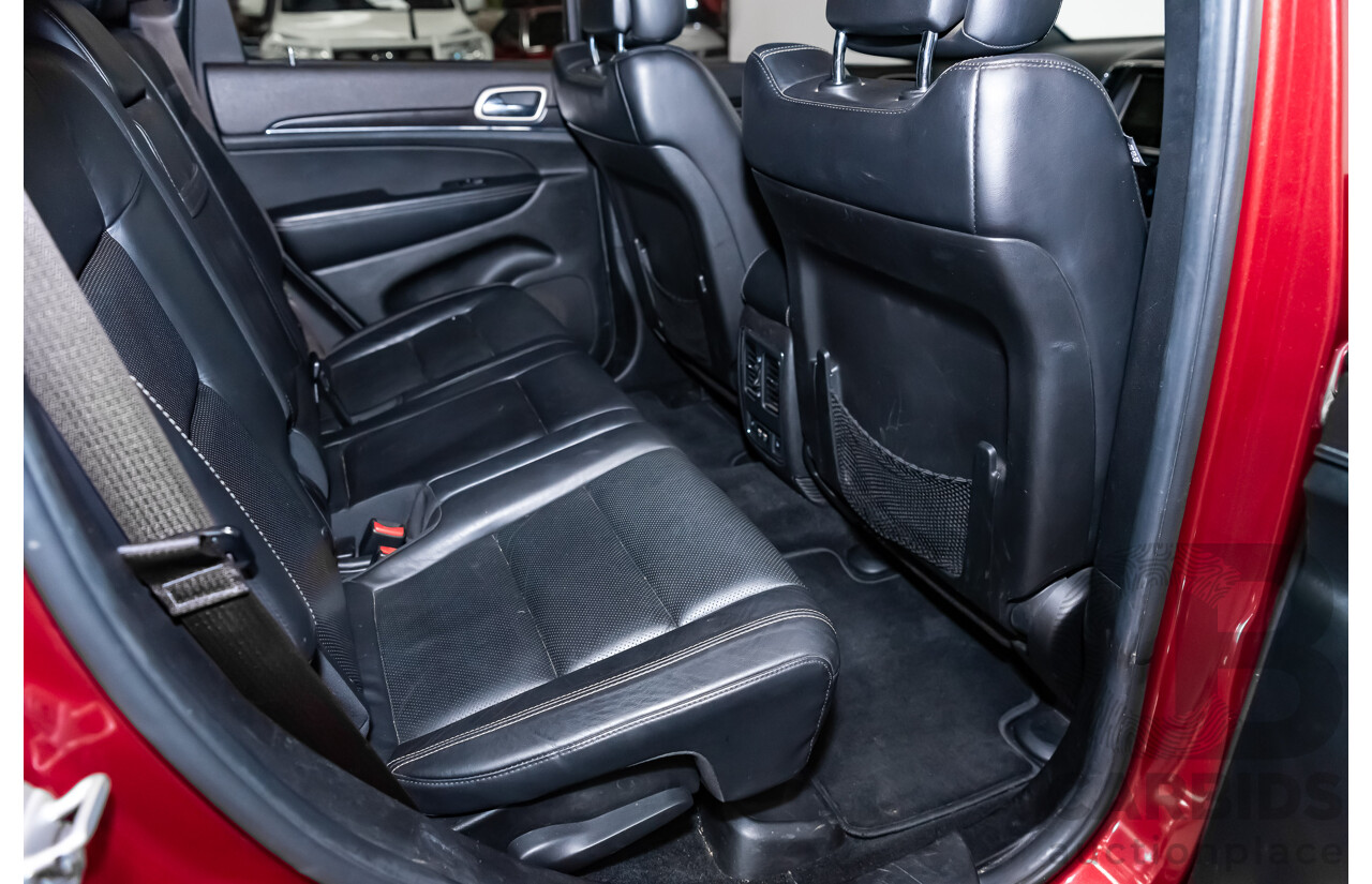 10/2013 Jeep Grand Cherokee Limited (4x4) WK MY14 4d Wagon Metallic Red Turbo Diesel V6 3.0L