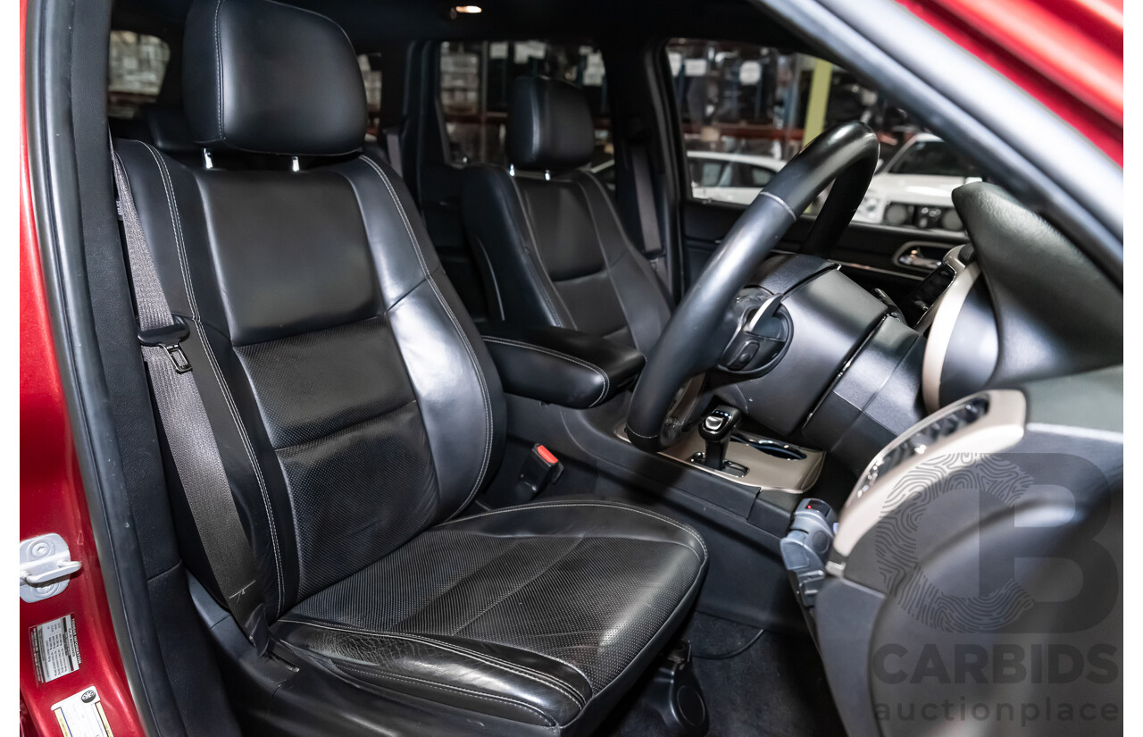 10/2013 Jeep Grand Cherokee Limited (4x4) WK MY14 4d Wagon Metallic Red Turbo Diesel V6 3.0L