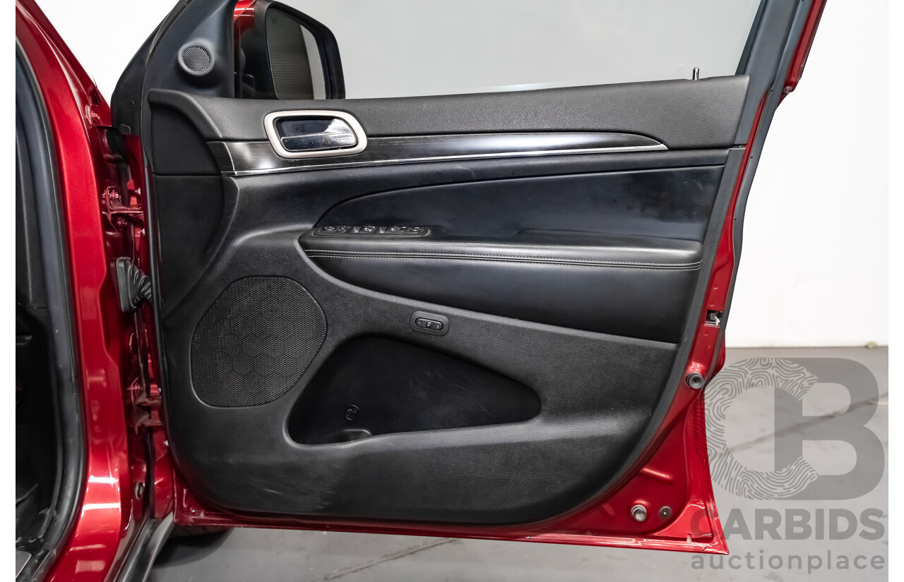 10/2013 Jeep Grand Cherokee Limited (4x4) WK MY14 4d Wagon Metallic Red Turbo Diesel V6 3.0L