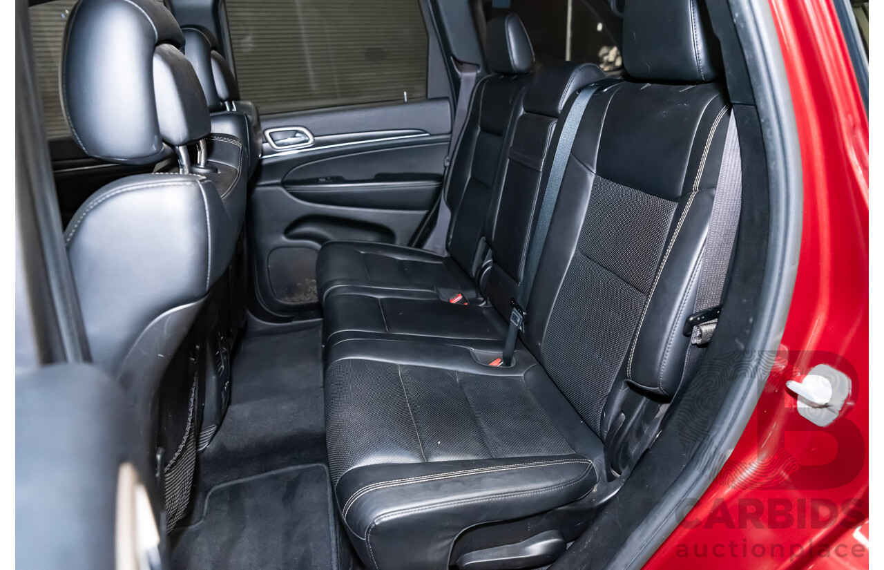 10/2013 Jeep Grand Cherokee Limited (4x4) WK MY14 4d Wagon Metallic Red Turbo Diesel V6 3.0L