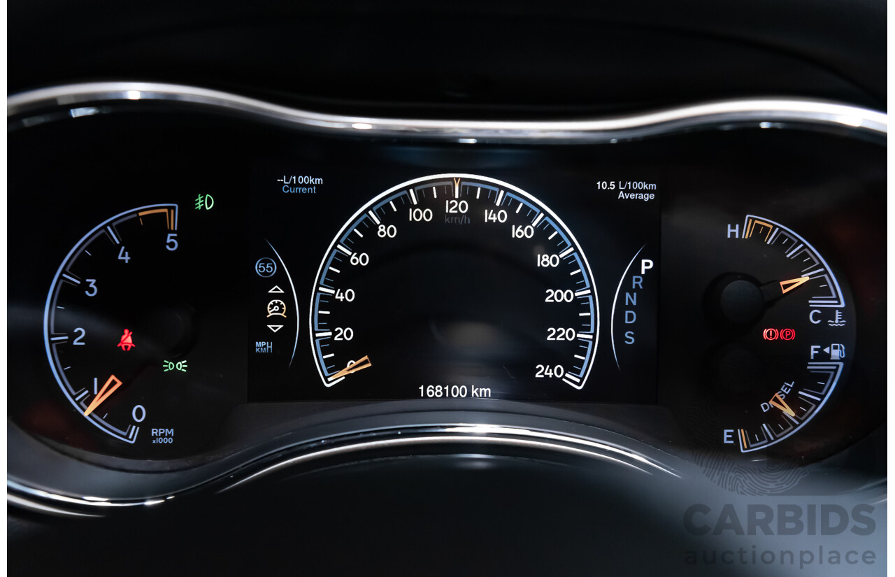 10/2013 Jeep Grand Cherokee Limited (4x4) WK MY14 4d Wagon Metallic Red Turbo Diesel V6 3.0L