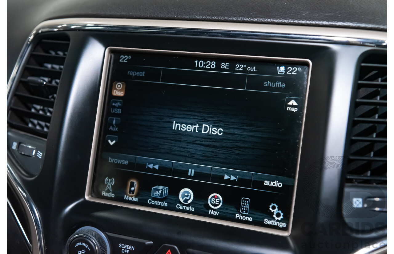 10/2013 Jeep Grand Cherokee Limited (4x4) WK MY14 4d Wagon Metallic Red Turbo Diesel V6 3.0L