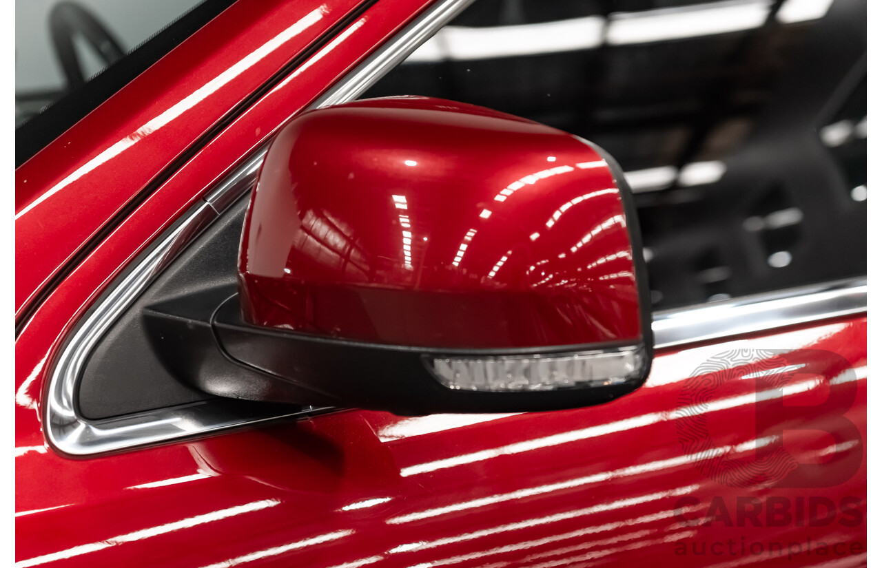 10/2013 Jeep Grand Cherokee Limited (4x4) WK MY14 4d Wagon Metallic Red Turbo Diesel V6 3.0L