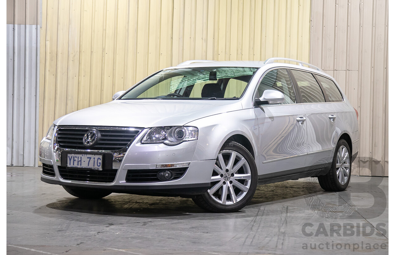 11/2007 Volkswagen Passat 2.0 TDI 3C 4d Wagon Silver Turbo Diesel 2.0L