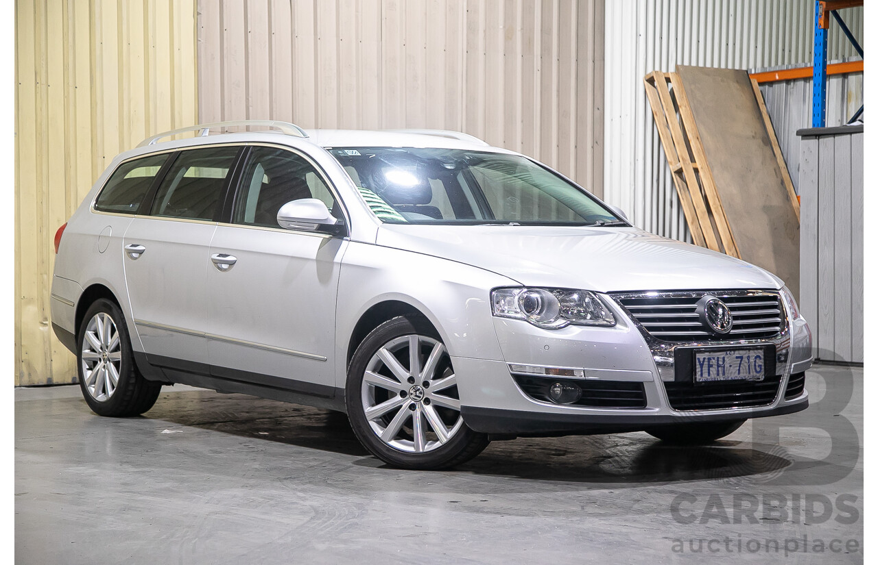 11/2007 Volkswagen Passat 2.0 TDI 3C 4d Wagon Silver Turbo Diesel 2.0L