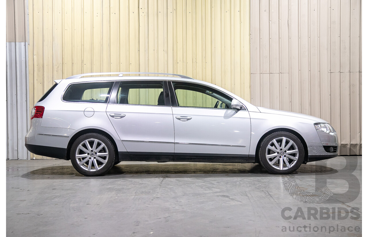11/2007 Volkswagen Passat 2.0 TDI 3C 4d Wagon Silver Turbo Diesel 2.0L