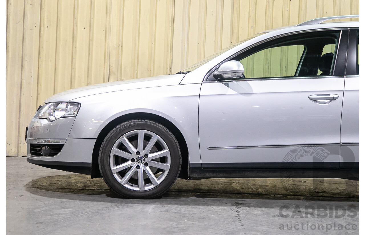 11/2007 Volkswagen Passat 2.0 TDI 3C 4d Wagon Silver Turbo Diesel 2.0L