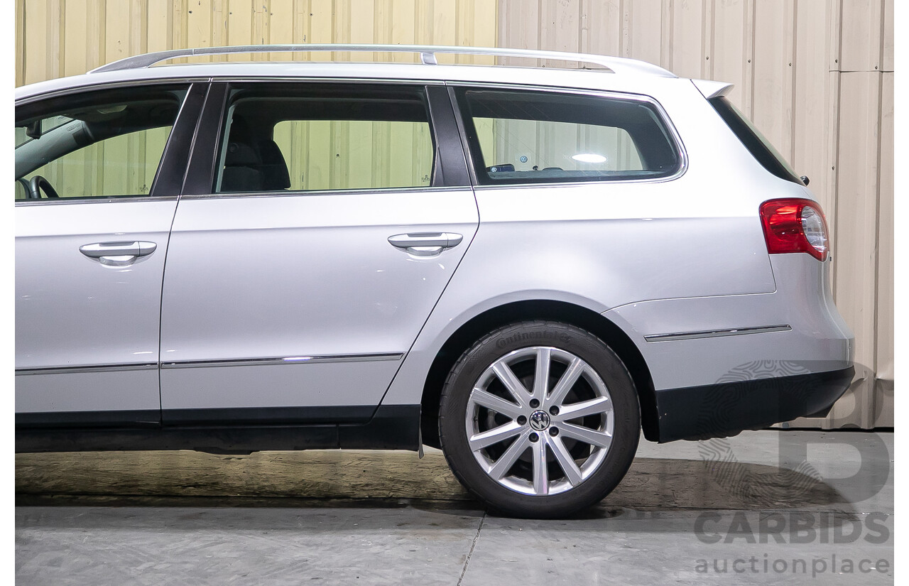 11/2007 Volkswagen Passat 2.0 TDI 3C 4d Wagon Silver Turbo Diesel 2.0L