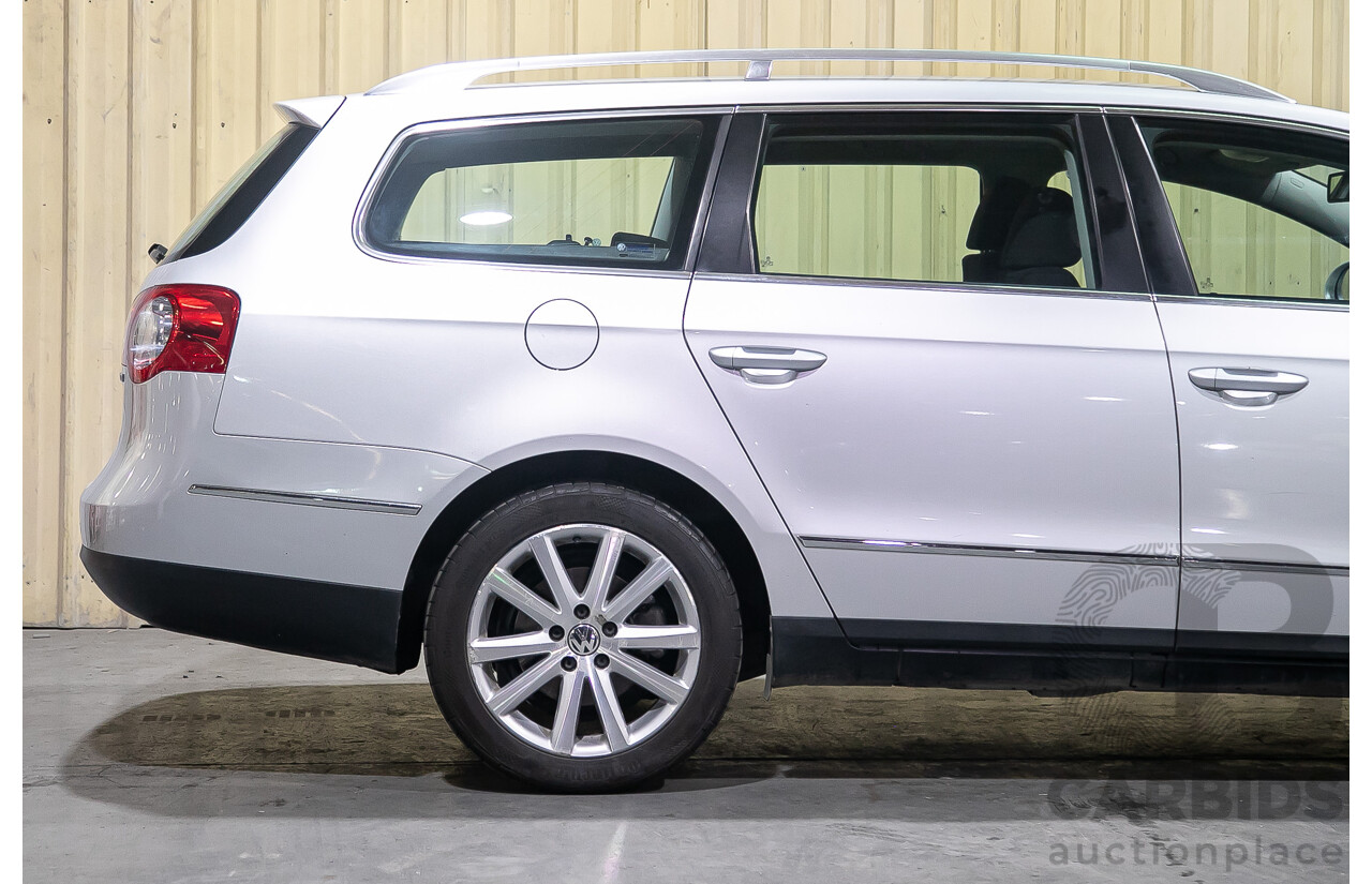 11/2007 Volkswagen Passat 2.0 TDI 3C 4d Wagon Silver Turbo Diesel 2.0L