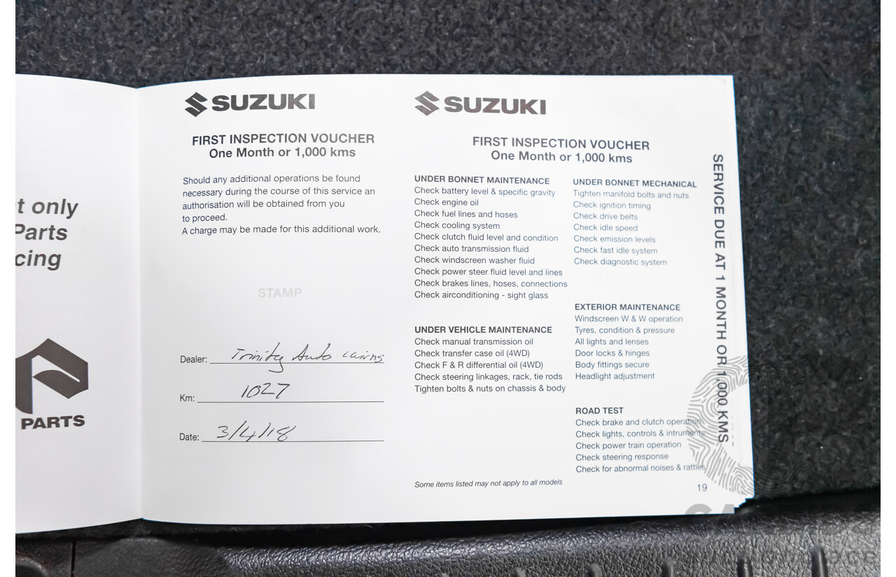 4/2017 Suzuki Vitara RT-S LY 4d Wagon Black 1.6L