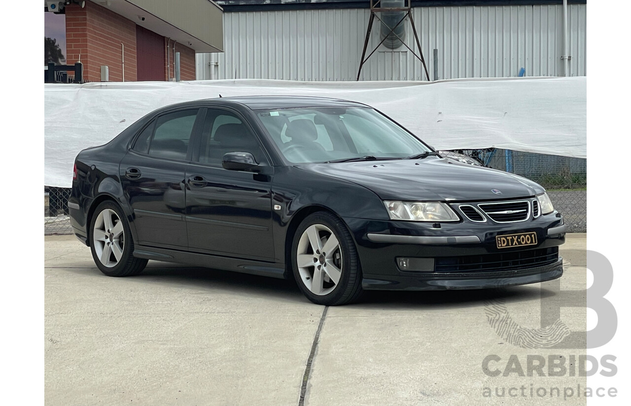 07/07 Saab 9-3 AERO FWD MY07 4D Sedan Black 2.8L