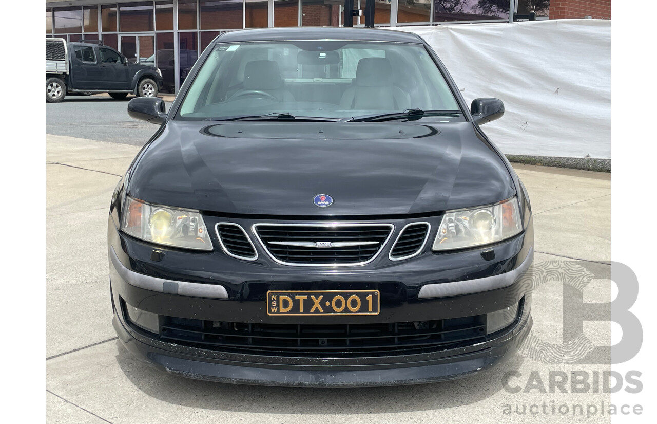 07/07 Saab 9-3 AERO FWD MY07 4D Sedan Black 2.8L