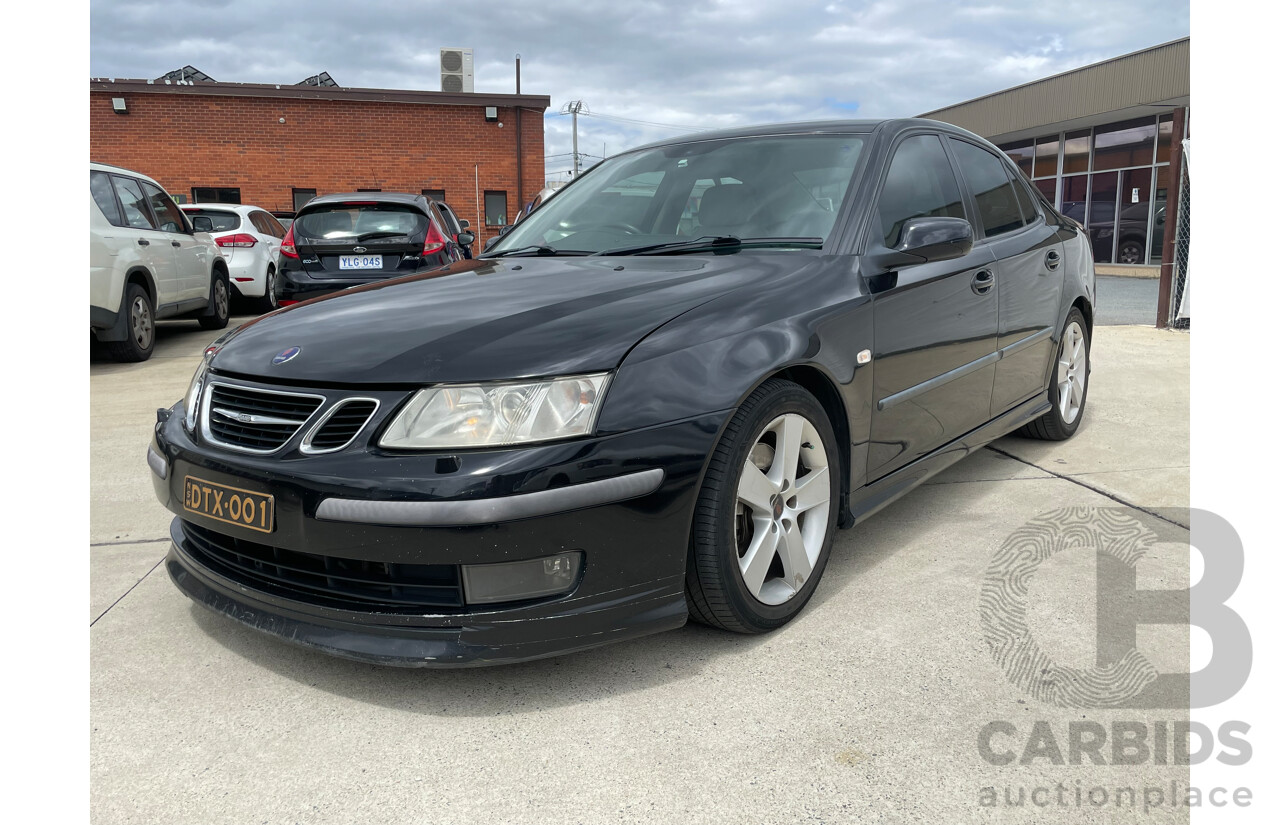 07/07 Saab 9-3 AERO FWD MY07 4D Sedan Black 2.8L