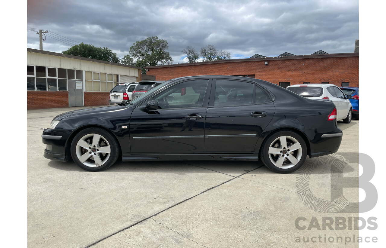 07/07 Saab 9-3 AERO FWD MY07 4D Sedan Black 2.8L