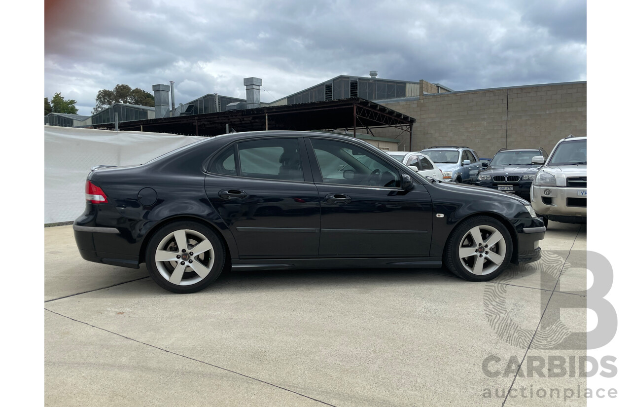 07/07 Saab 9-3 AERO FWD MY07 4D Sedan Black 2.8L