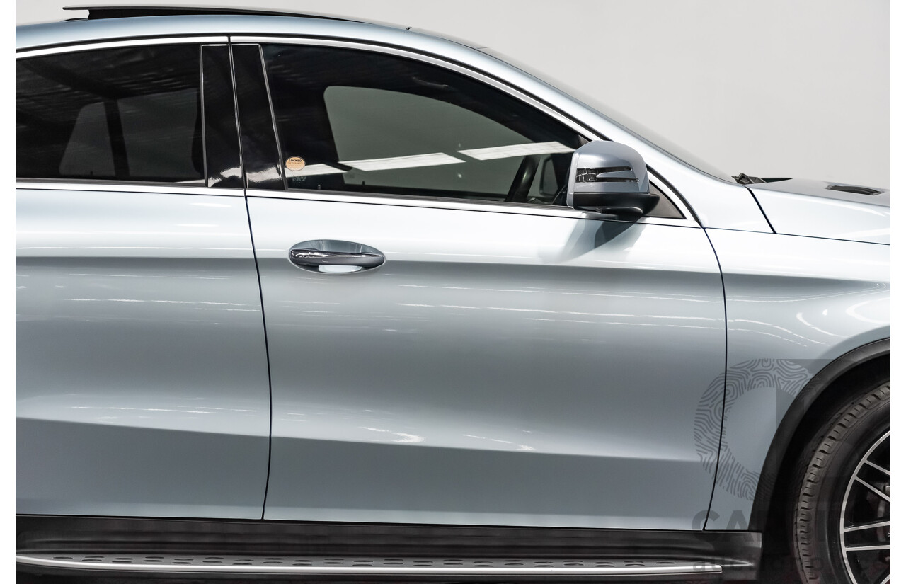 10/2016 Mercedes Benz GLE 350d 4matic (AWD) 292 4d Coupe Diamond Silver Metallic Turbo Diesel V6 3.0L