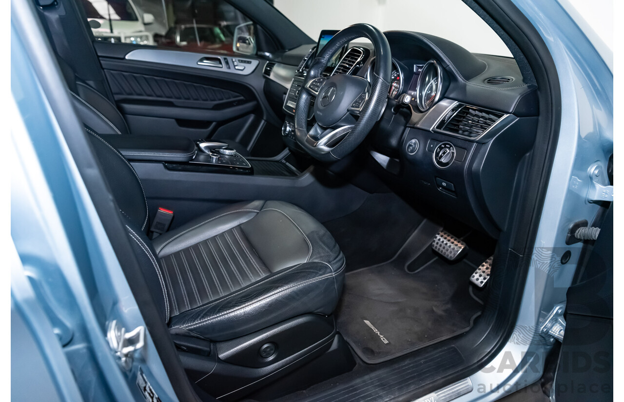 10/2016 Mercedes Benz GLE 350d 4matic (AWD) 292 4d Coupe Diamond Silver Metallic Turbo Diesel V6 3.0L