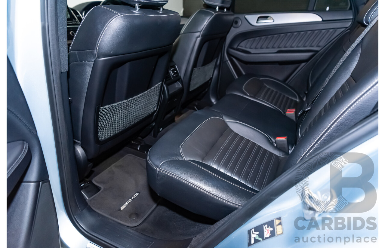 10/2016 Mercedes Benz GLE 350d 4matic (AWD) 292 4d Coupe Diamond Silver Metallic Turbo Diesel V6 3.0L