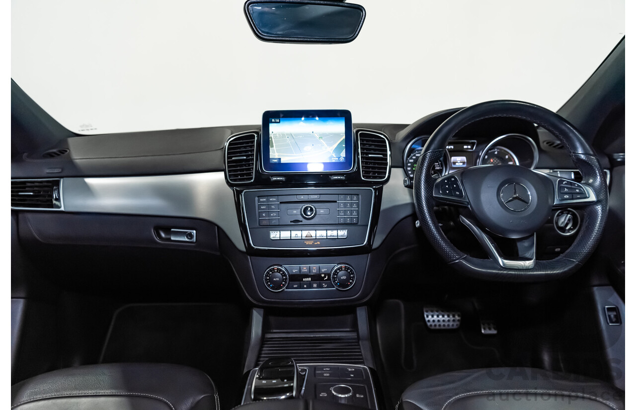 10/2016 Mercedes Benz GLE 350d 4matic (AWD) 292 4d Coupe Diamond Silver Metallic Turbo Diesel V6 3.0L