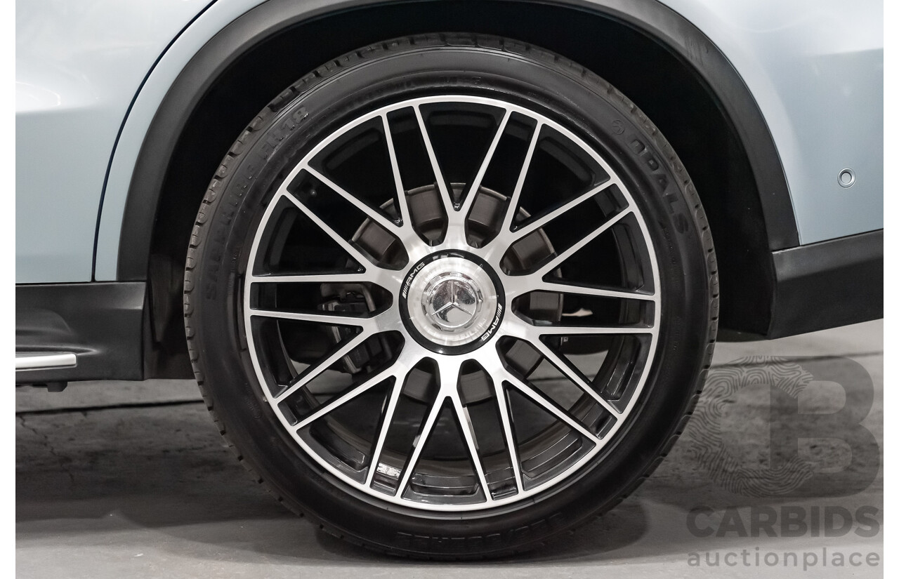 10/2016 Mercedes Benz GLE 350d 4matic (AWD) 292 4d Coupe Diamond Silver Metallic Turbo Diesel V6 3.0L