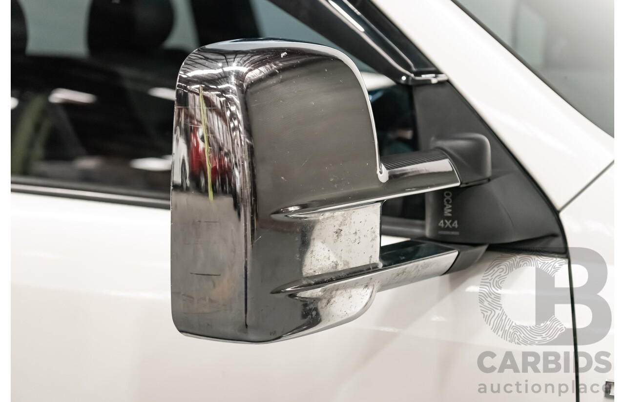 1/2008 Toyota Landcruiser Prado VX (4x4) KDJ120R 07 UPGRADE 4d Wagon White Turbo Diesel 3.0L - 8 Seater