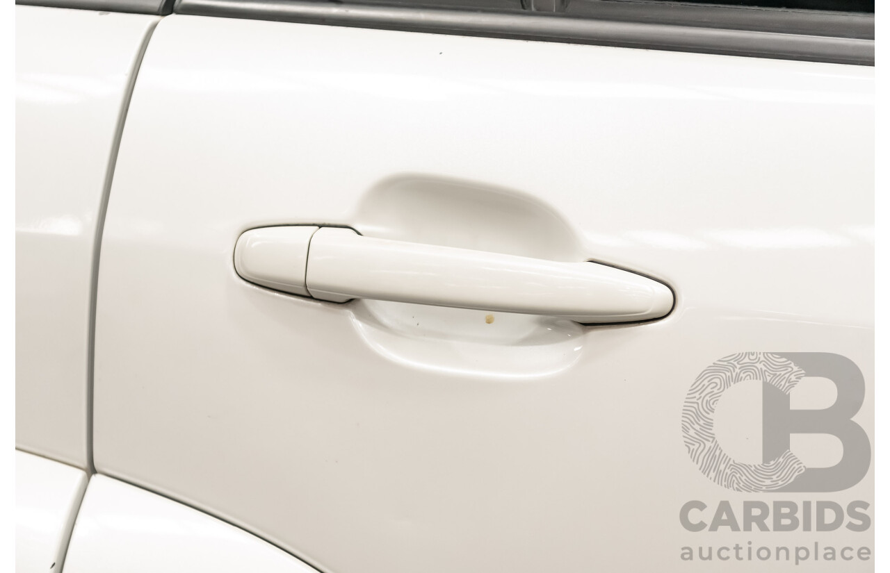 1/2008 Toyota Landcruiser Prado VX (4x4) KDJ120R 07 UPGRADE 4d Wagon White Turbo Diesel 3.0L - 8 Seater