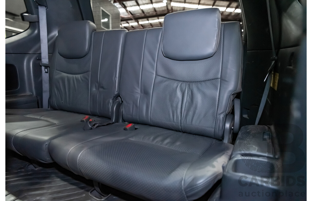 1/2008 Toyota Landcruiser Prado VX (4x4) KDJ120R 07 UPGRADE 4d Wagon White Turbo Diesel 3.0L - 8 Seater