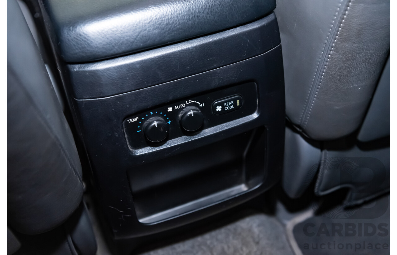 1/2008 Toyota Landcruiser Prado VX (4x4) KDJ120R 07 UPGRADE 4d Wagon White Turbo Diesel 3.0L - 8 Seater