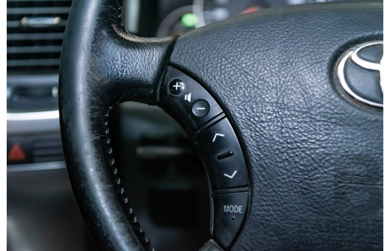 1/2008 Toyota Landcruiser Prado VX (4x4) KDJ120R 07 UPGRADE 4d Wagon White Turbo Diesel 3.0L - 8 Seater