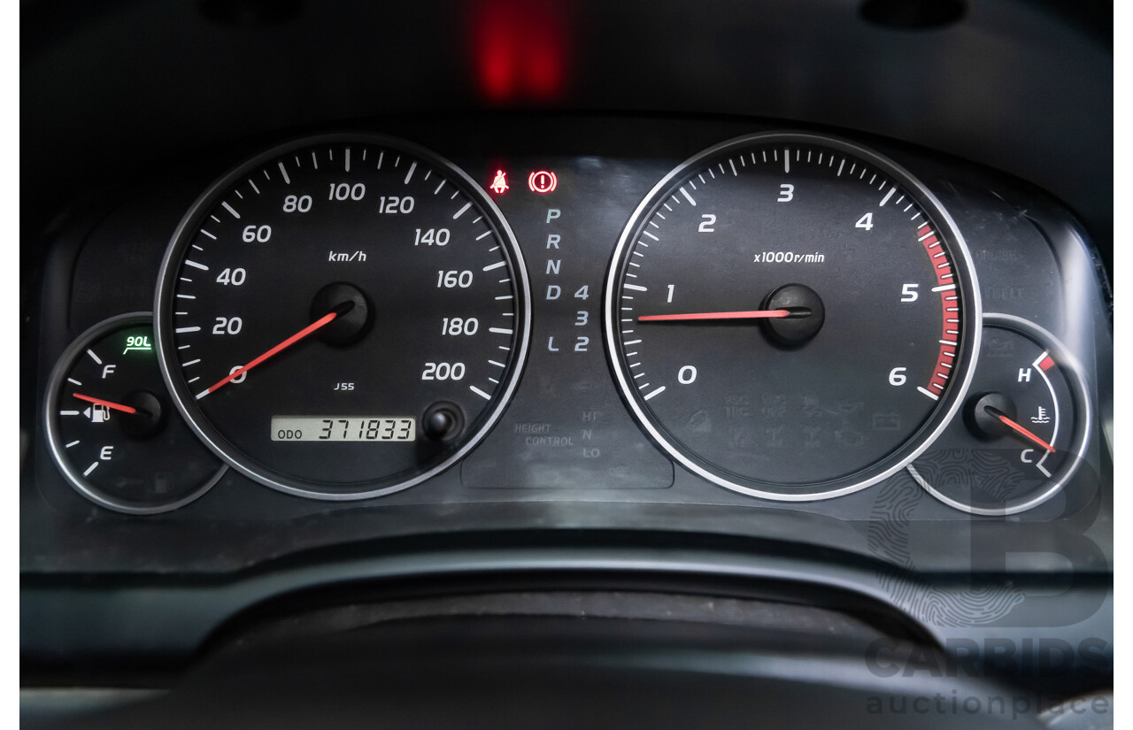 1/2008 Toyota Landcruiser Prado VX (4x4) KDJ120R 07 UPGRADE 4d Wagon White Turbo Diesel 3.0L - 8 Seater