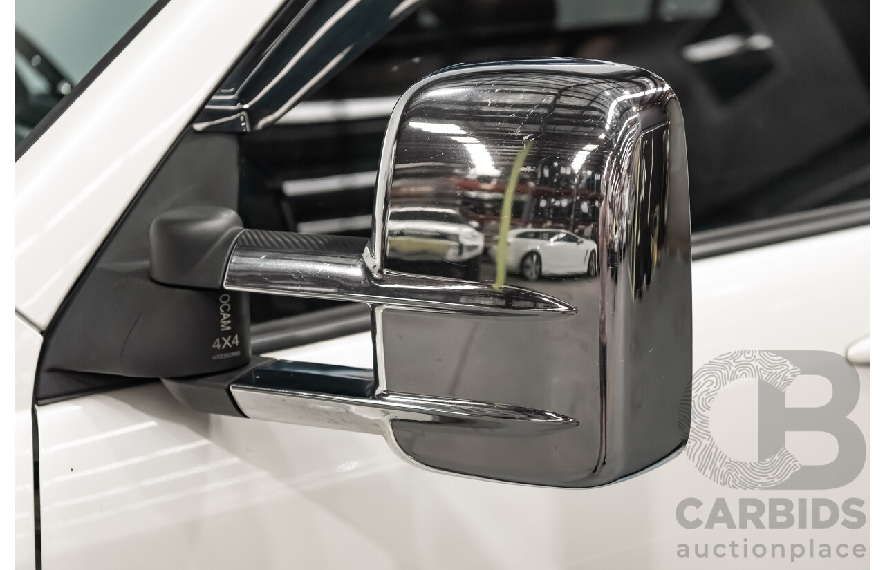 1/2008 Toyota Landcruiser Prado VX (4x4) KDJ120R 07 UPGRADE 4d Wagon White Turbo Diesel 3.0L - 8 Seater