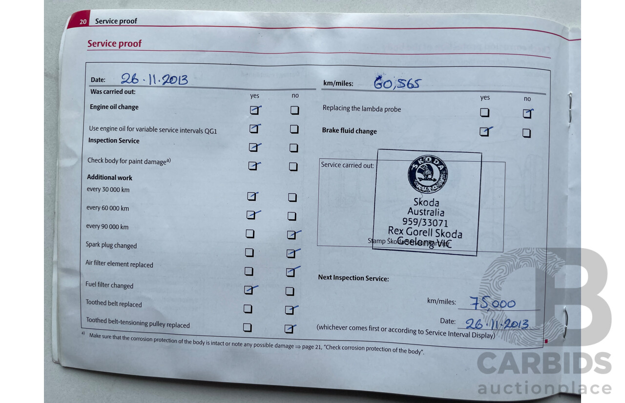 11/09 Skoda Octavia 2.0 TDI FWD 1Z MY10 4D Wagon Grey 2.0L