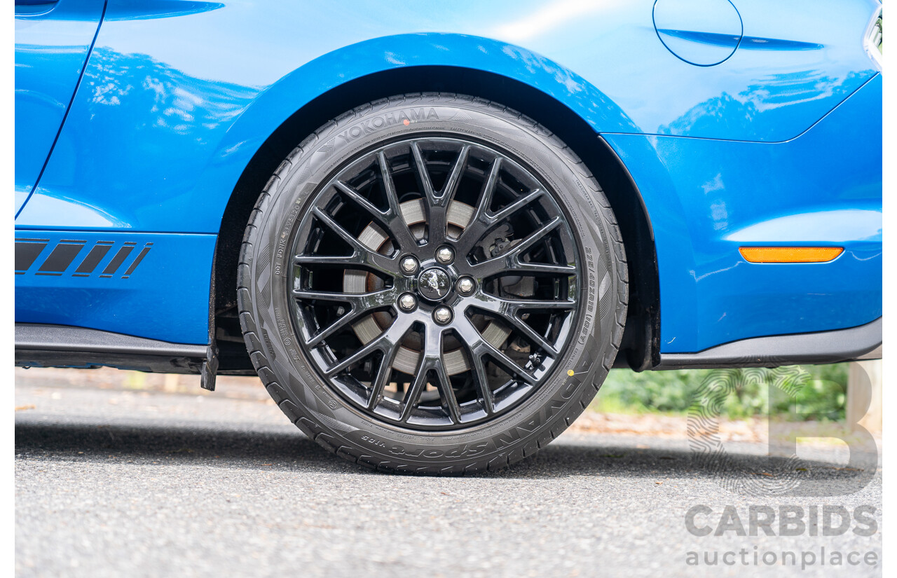 3/2021 Ford Mustang GT Fastback FN MY21 2d Coupe Velocity Blue V8 5.0L