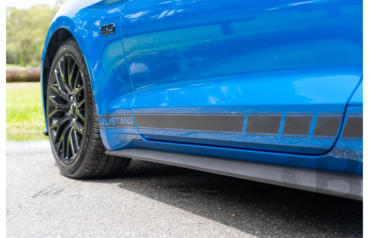 3/2021 Ford Mustang GT Fastback FN MY21 2d Coupe Velocity Blue V8 5.0L