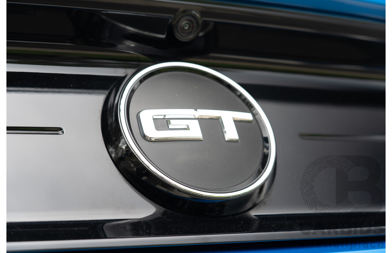 3/2021 Ford Mustang GT Fastback FN MY21 2d Coupe Velocity Blue V8 5.0L