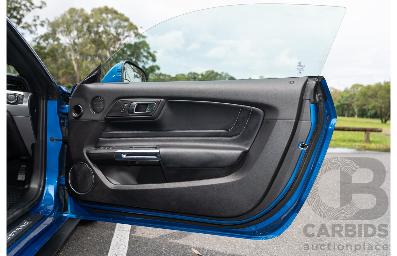 3/2021 Ford Mustang GT Fastback FN MY21 2d Coupe Velocity Blue V8 5.0L