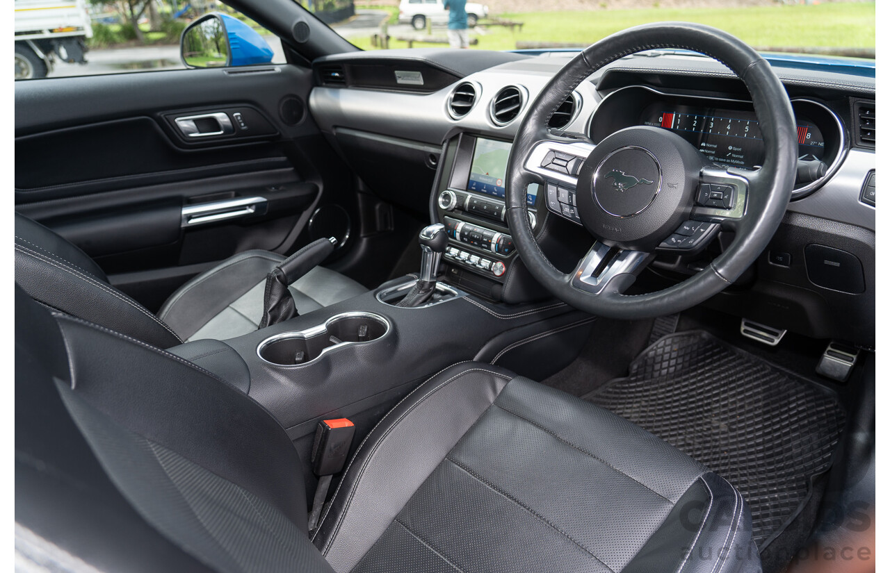 3/2021 Ford Mustang GT Fastback FN MY21 2d Coupe Velocity Blue V8 5.0L