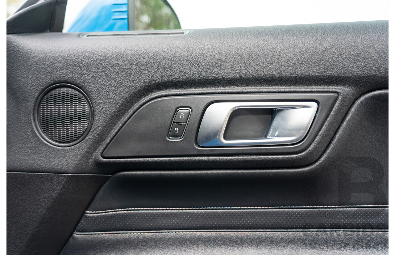 3/2021 Ford Mustang GT Fastback FN MY21 2d Coupe Velocity Blue V8 5.0L