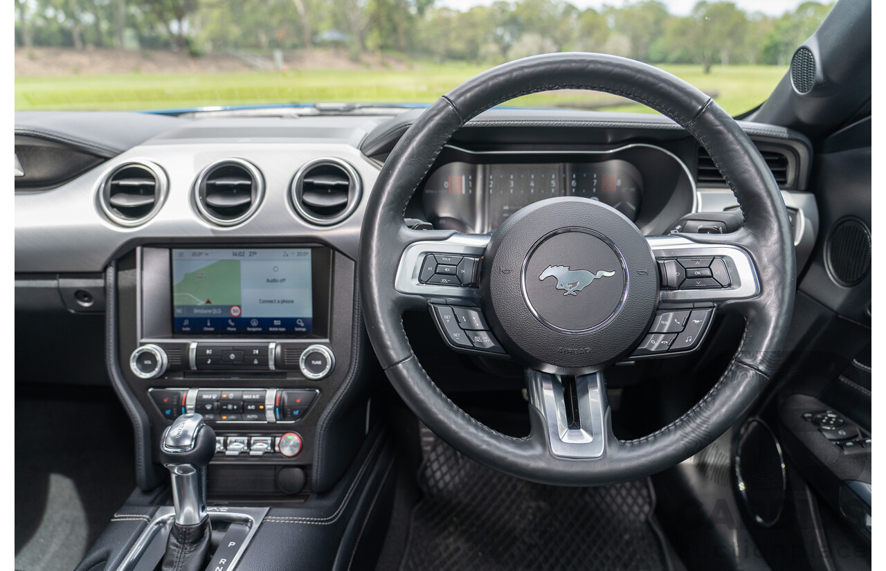 3/2021 Ford Mustang GT Fastback FN MY21 2d Coupe Velocity Blue V8 5.0L