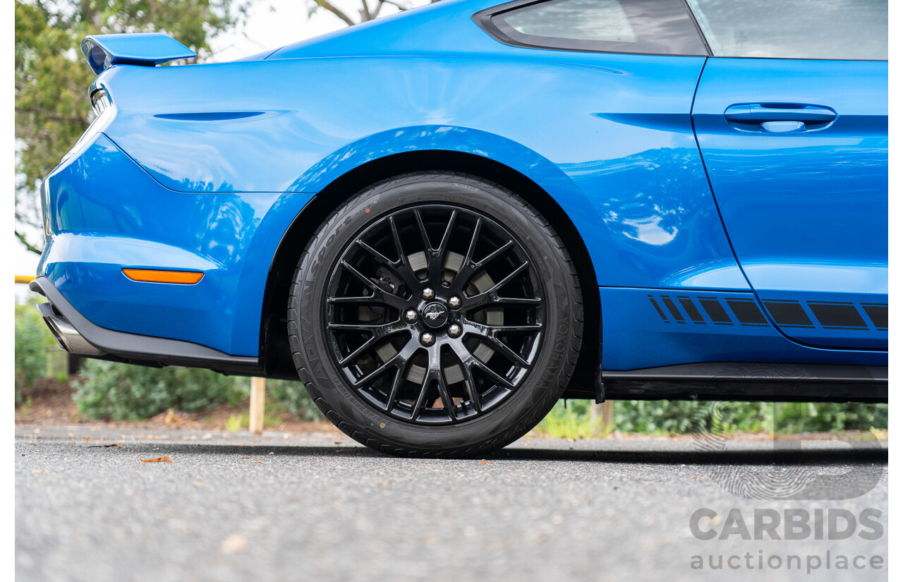 3/2021 Ford Mustang GT Fastback FN MY21 2d Coupe Velocity Blue V8 5.0L