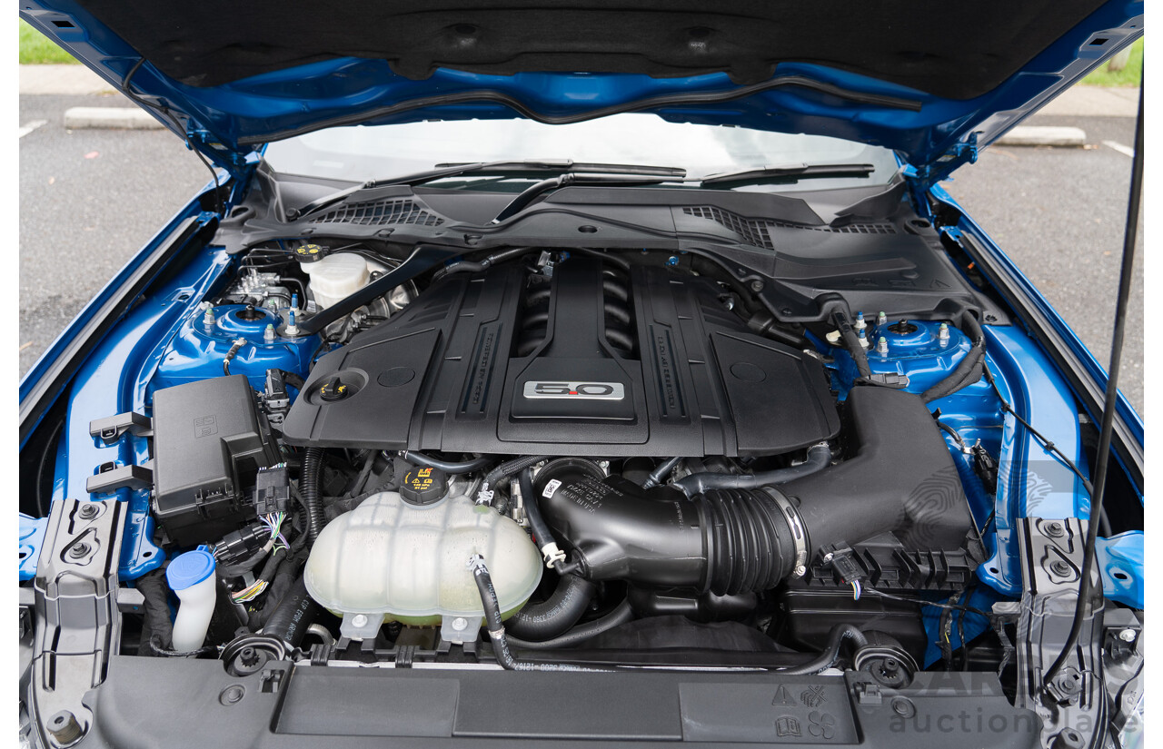 3/2021 Ford Mustang GT Fastback FN MY21 2d Coupe Velocity Blue V8 5.0L