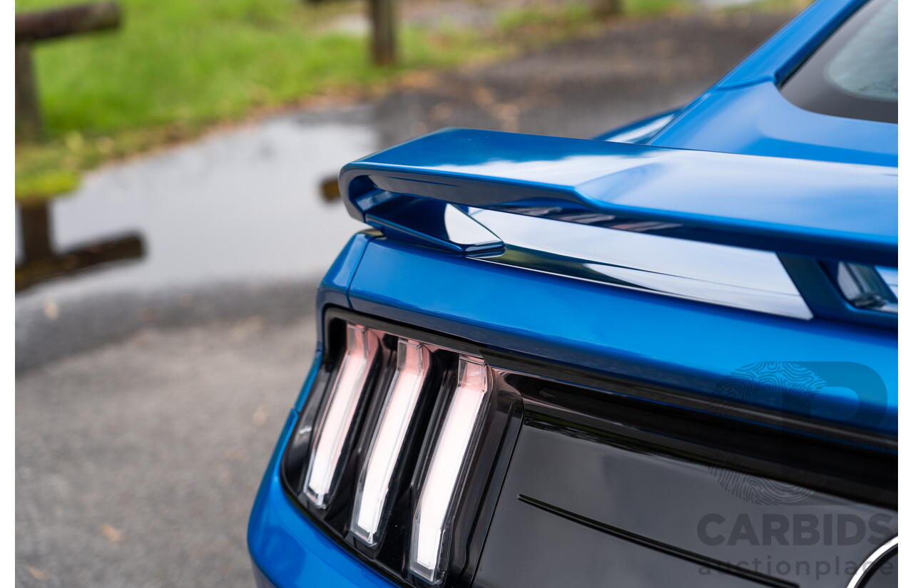 3/2021 Ford Mustang GT Fastback FN MY21 2d Coupe Velocity Blue V8 5.0L