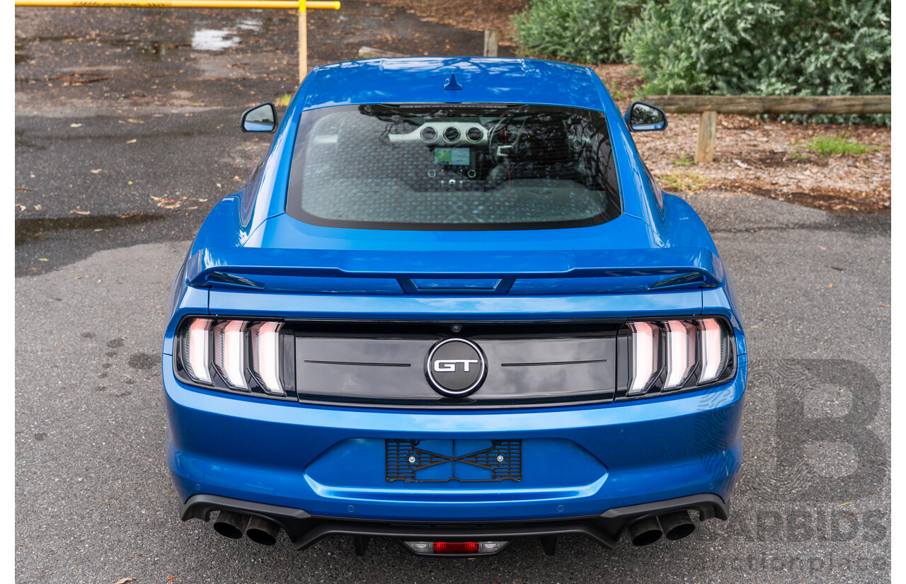 3/2021 Ford Mustang GT Fastback FN MY21 2d Coupe Velocity Blue V8 5.0L